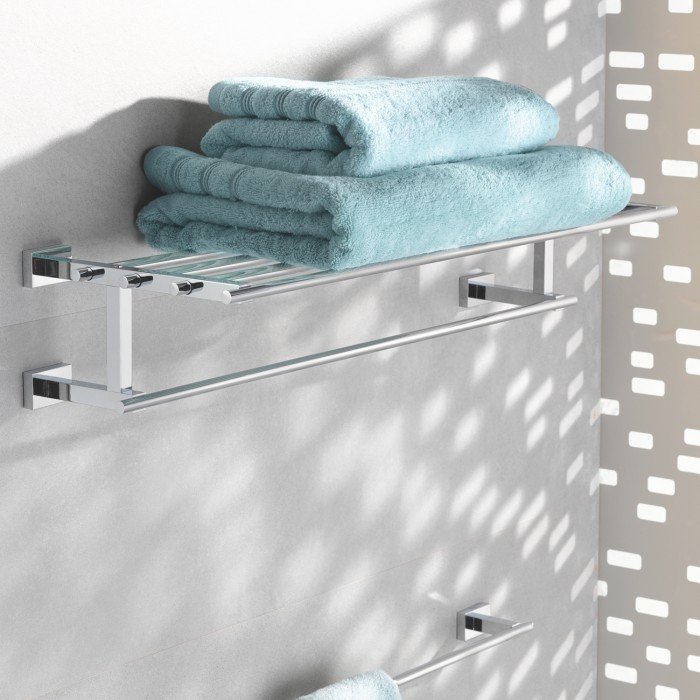 Поличка для рушників Grohe Essentials Cube New (40512001) Поличка для рушників Grohe Essentials Cube New (40512001)