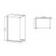 Душевая перегородка Mixxus Premium FLAT SP02-90x200-TR Black Walk-In прозрачное стекло 8мм (MI6855)