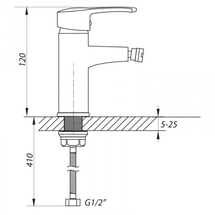 Змішувач для біде Zerix STD 279 (ZX0196) Змішувач для біде Zerix STD 279 (ZX0196)