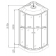 Бокс душевой с гидромассажем Mixxus STRONG SBH02-90x90x215-FB SATIN низкий поддон (MI6890) Бокс душевой с гидромассажем Mixxus STRONG SBH02-90x90x215-FB SATIN низкий поддон (MI6890)
