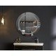 Зеркало Mixxus PLAIN MC02-80 с Led Touch, Anti-fog, димером, регулятором яркости, часами (MI6931)