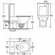 Чаша унитаза-компакта Mixxus Style-0404-T3 Bowl 650x350x830 Tornado 3.0 без сиденья (MI8357) Чаша унитаза-компакта Mixxus Style-0404-T3 Bowl 650x350x830 Tornado 3.0 без сиденья (MI8357)