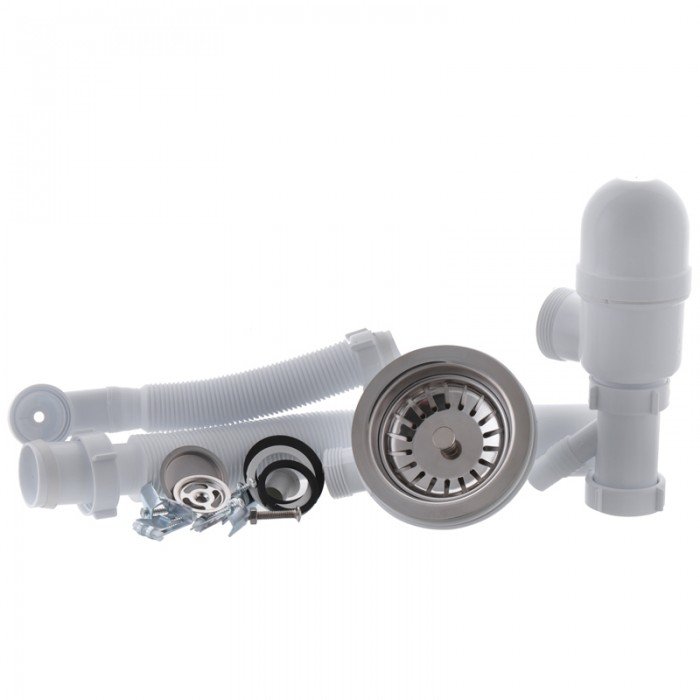 Мойка кухонная Zerix ZS-6550S-03 Черная (ZX4540)