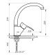 Смеситель для кухни Zerix DYU 280 (ZX0026)