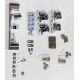 Дверь в нишу Mixxus Premium DIVERSE SD01-140x185-TR Chrome прозрачное стекло 5мм (MI6874)