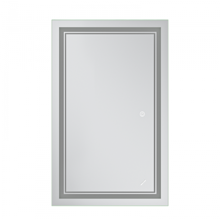Зеркало Mixxus Premium QUADRO MR20-50x80-Reverse с Led Touch, Anti-fog, димером, регулятором яркост