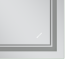 Зеркало Mixxus Premium QUADRO MR20-50x80-Reverse с Led Touch, Anti-fog, димером, регулятором яркост