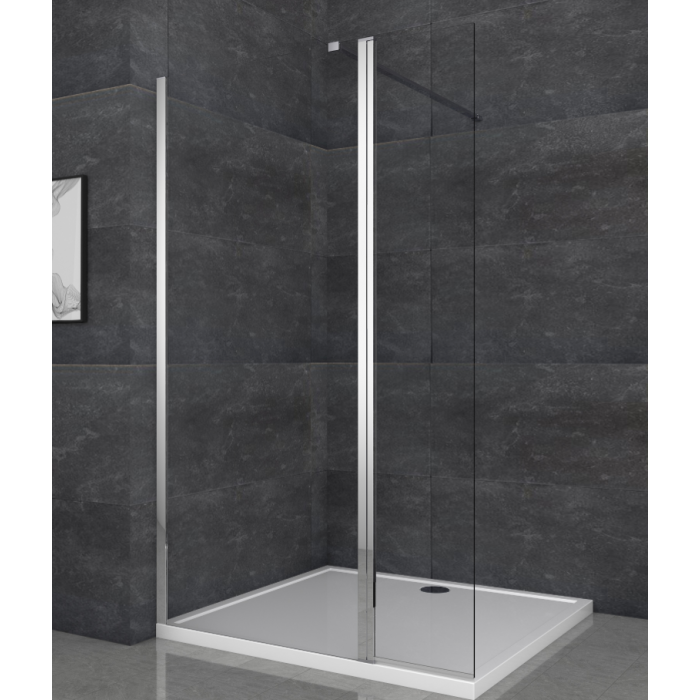 Душевая перегородка Koer SR SP03-30x200-TR-01 Walk-In (двиг. часть) прозрачное стекло Easy Clean 8м Душевая перегородка Koer SR SP03-30x200-TR-01 Walk-In (двиг. часть) прозрачное стекло Easy Clean 8м