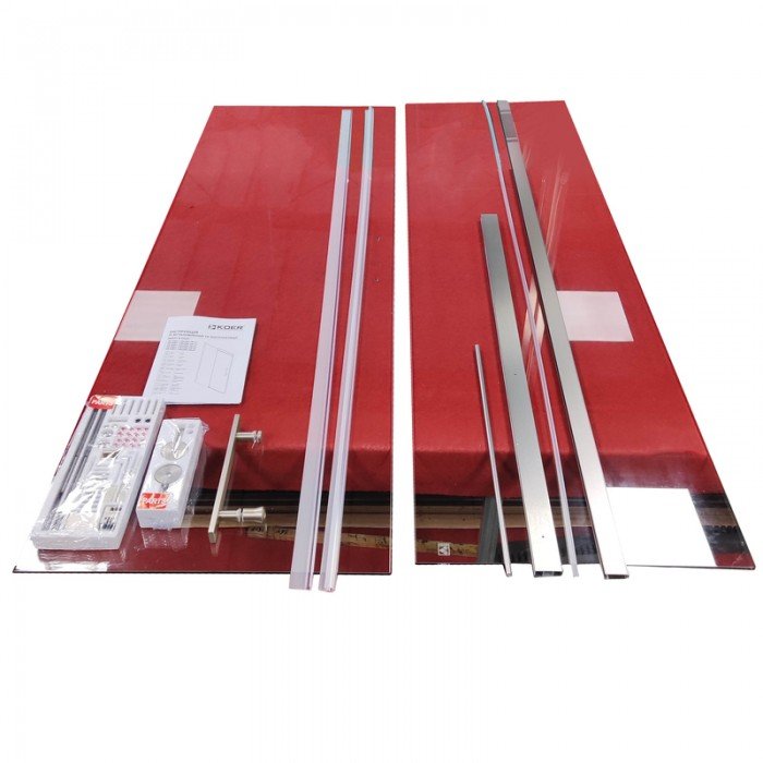 Дверь в нишу Koer SR SD01-120x200-TR-02 прозрачное стекло Easy Clean 8мм, никель (KR5379) Дверь в нишу Koer SR SD01-120x200-TR-02 прозрачное стекло Easy Clean 8мм, никель (KR5379)