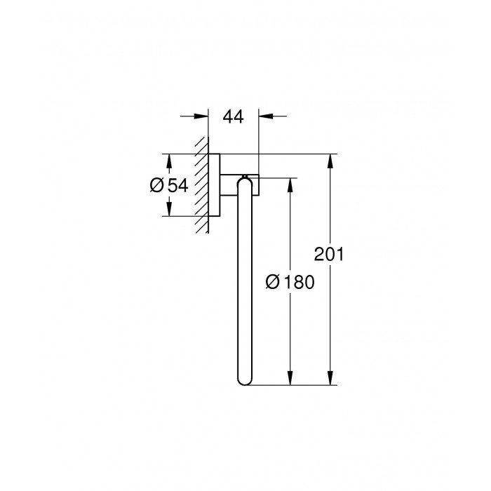 Кольцо для полотенца Grohe Essentials (1024612430) Кольцо для полотенца Grohe Essentials (1024612430)