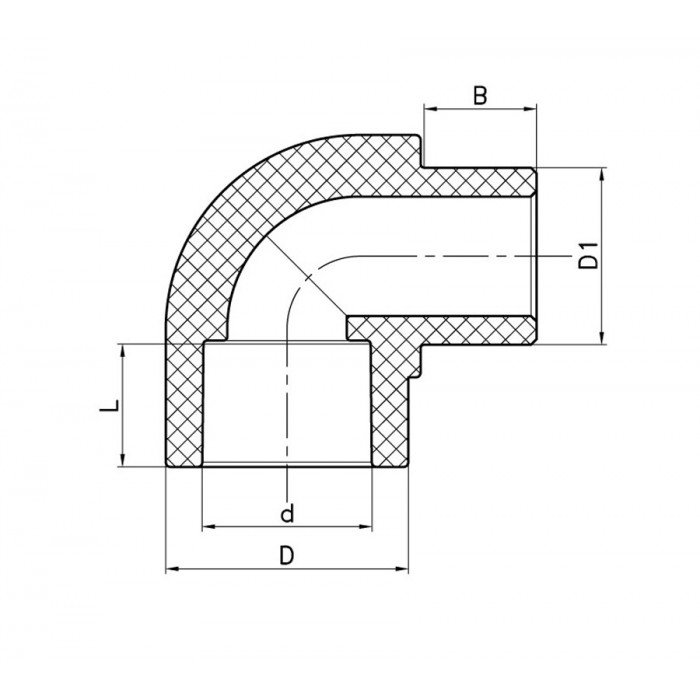 Угол Koer K0267.PRO 32 PPR 90 ВН (KP2911) Угол Koer K0267.PRO 32 PPR 90 ВН (KP2911)