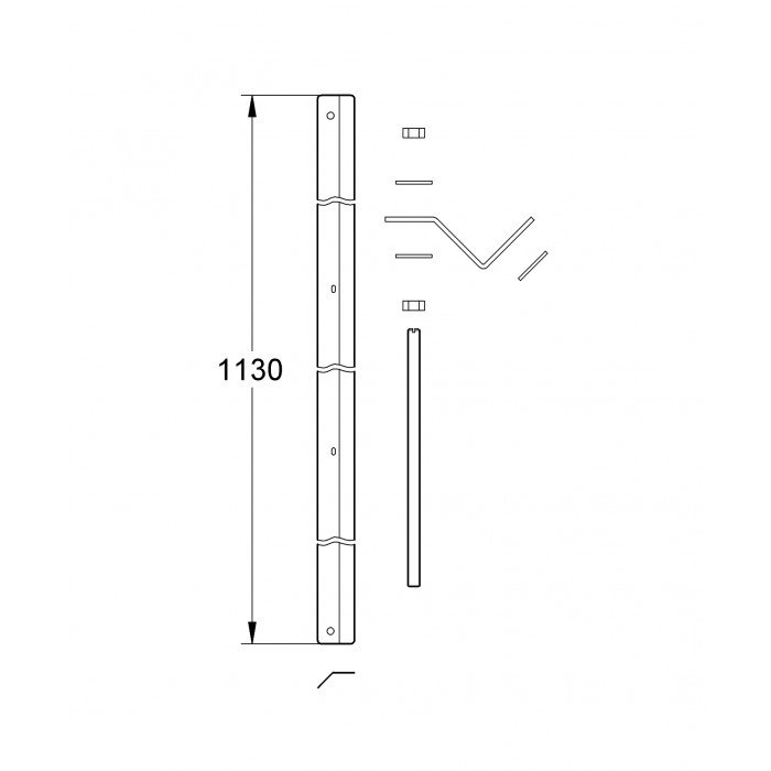 Комплект крепления для углового монтажа Grohe Rapid SL (38562001)