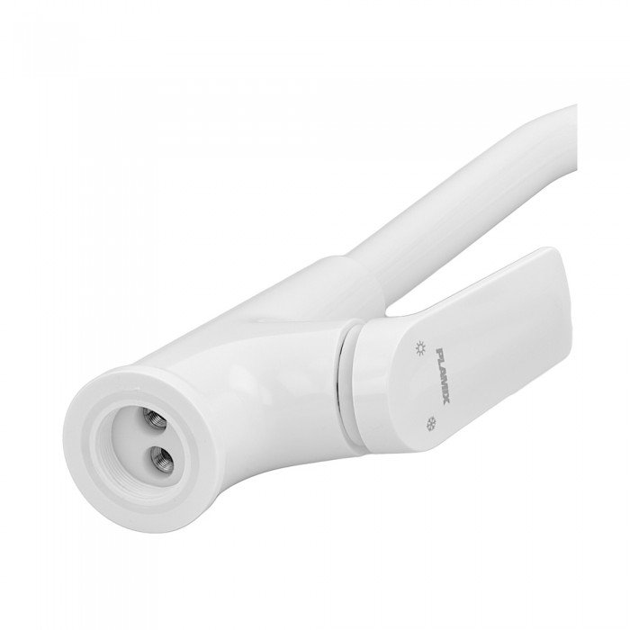 Змішувач для кухні Plamix Lucas-011 SET White з підведенням (PM0714)