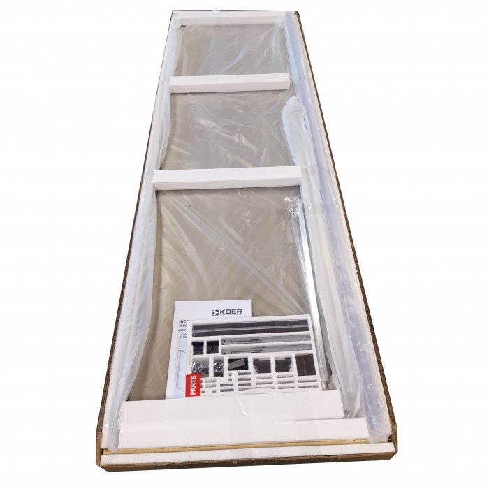 Дверь в нишу Koer SR SD05-120x200-TR-01 прозрачное стекло Easy Clean 6мм, хром (KR5405) Дверь в нишу Koer SR SD05-120x200-TR-01 прозрачное стекло Easy Clean 6мм, хром (KR5405)