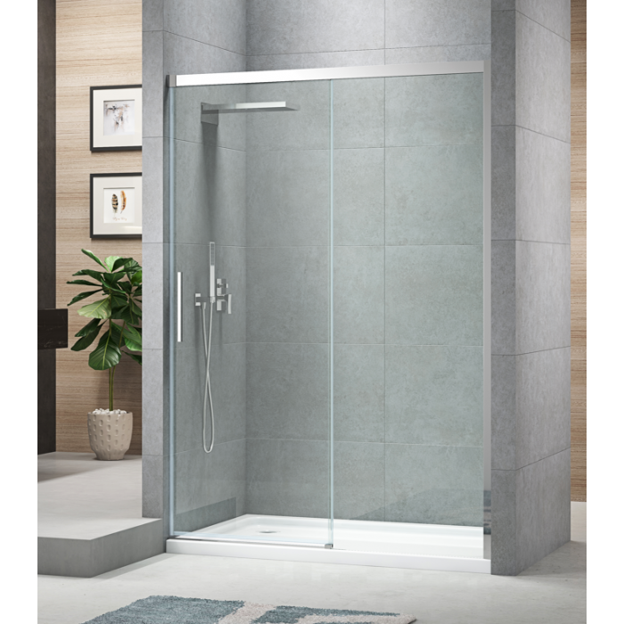 Дверь в нишу Koer SR SD05-120x200-TR-01 прозрачное стекло Easy Clean 6мм, хром (KR5405) Дверь в нишу Koer SR SD05-120x200-TR-01 прозрачное стекло Easy Clean 6мм, хром (KR5405)