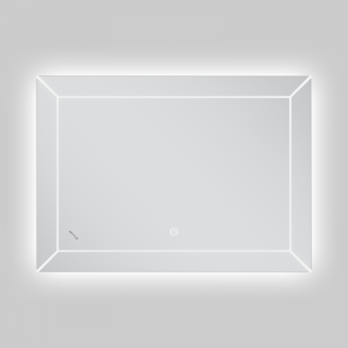Зеркало Mixxus Premium CUBIC MR14-70x50-Reverse с Led Touch, Anti-fog, димером, регулятором яркости