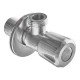 Кран для подключ. сантехприборов Zerix VAL-04-1/2x1/2 с нерж. ст.SUS304 (ZX4800) Кран для подключ. сантехприборов Zerix VAL-04-1/2x1/2 с нерж. ст.SUS304 (ZX4800)
