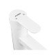 Смеситель для умывальника Plamix Raul-001-A HIGH White (без подвода) (PM0655) Смеситель для умывальника Plamix Raul-001-A HIGH White (без подвода) (PM0655)
