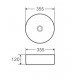 Умывальник накладной керамический Mixxus Premium Topper-0101 355x355x120mm (MP6489) Умывальник накладной керамический Mixxus Premium Topper-0101 355x355x120mm (MP6489)