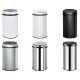 Мусорное ведро сенсорное круглое Mixxus Premium Ellipse-TC0109 Chrome-Black 9л (хром-черное) (MI708 Мусорное ведро сенсорное круглое Mixxus Premium Ellipse-TC0109 Chrome-Black 9л (хром-черное) (MI708