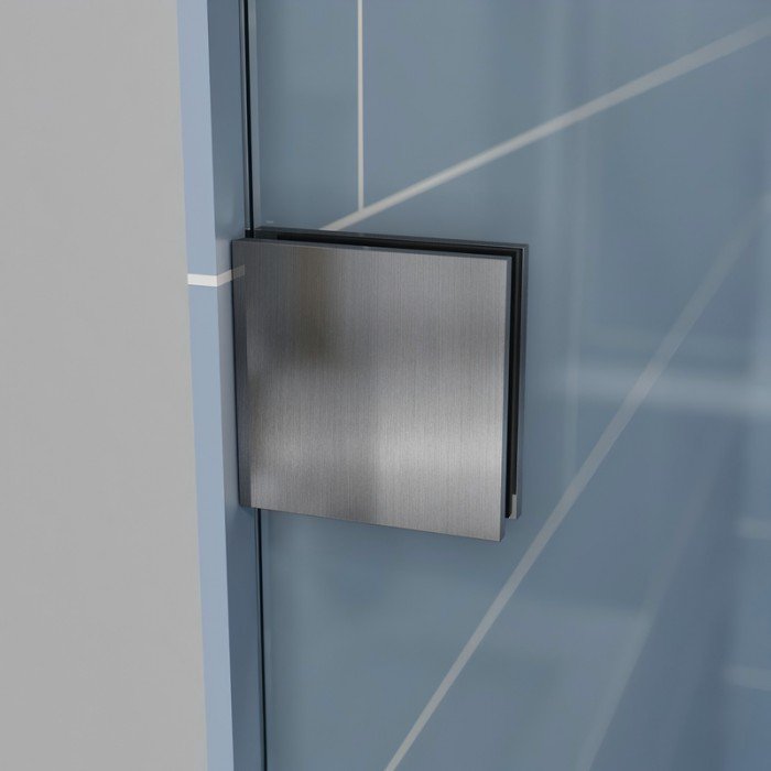 Дверь в нишу Koer SR SD06-140x220-TR-07 прозрачное стекло Easy Clean 8мм, графит (KR5369) Дверь в нишу Koer SR SD06-140x220-TR-07 прозрачное стекло Easy Clean 8мм, графит (KR5369)