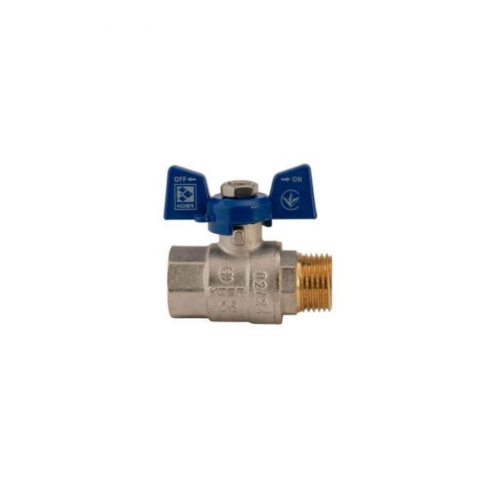 Кран шаровый Koer 1/2" ГШБ (KR.218.B) синий (KR2722)