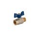 Кран шаровый Koer 1/2" ГШБ (KR.218.B) синий (KR2722)