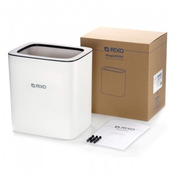 Настінний кошик для сміття Rixo Maggio WB301W (WB301W)