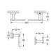 Набор аксессуаров 3 в 1 Grohe Essentials Cube New (40777001) Набор аксессуаров 3 в 1 Grohe Essentials Cube New (40777001)