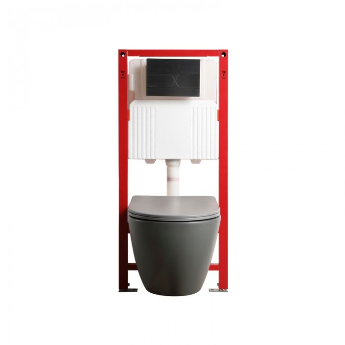 Комплект унитаз с инсталляцией для унитаза Mixxus Premium ELLIPSE-SET-2101 GRAY система смыва TORNA Комплект унитаз с инсталляцией для унитаза Mixxus Premium ELLIPSE-SET-2101 GRAY система смыва TORNA