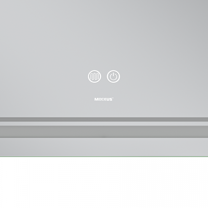 Зеркало Mixxus Premium QUADRO MR20-100x80 с Led Touch, Anti-fog, димером, регулятором яркости, линз