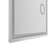 Зеркало Mixxus Premium QUADRO MR20-100x80 с Led Touch, Anti-fog, димером, регулятором яркости, линз