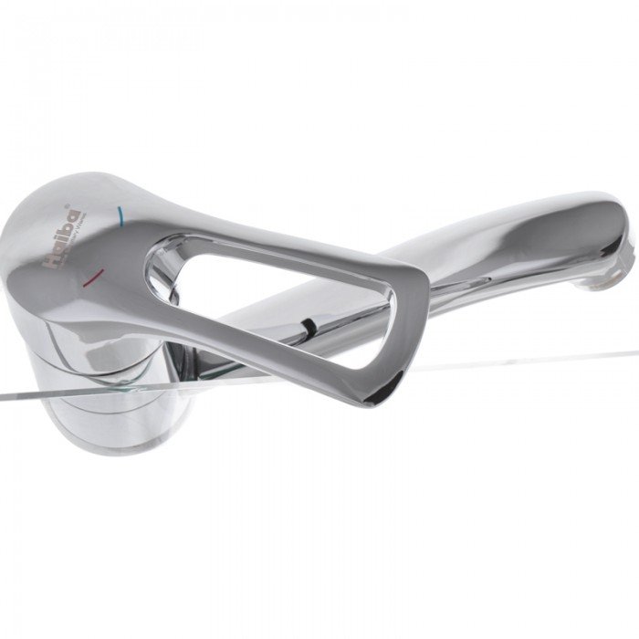 Смеситель для умывальника Haiba Germes 004 (излив 15 см) (HB0765)