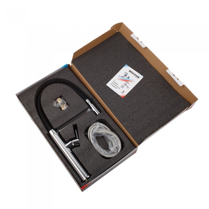 Смеситель для кухни Mixxus Premium Oliwer 017 REFL.BLACK (MI6965) Смеситель для кухни Mixxus Premium Oliwer 017 REFL.BLACK (MI6965)