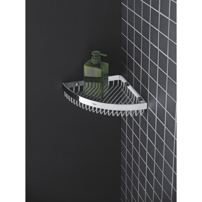 Угловая полка в ванну Grohe Selection Cube (40809000) Угловая полка в ванну Grohe Selection Cube (40809000)
