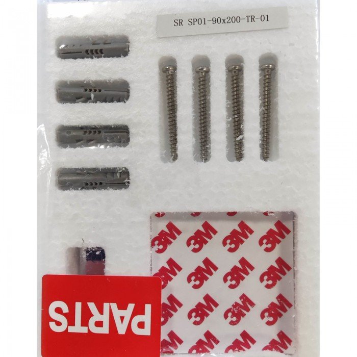 Душевая перегородка Koer SR SP01-90x200-TR-01 Walk-In прозрачное стекло Easy Clean 8мм, хром (KR539 Душевая перегородка Koer SR SP01-90x200-TR-01 Walk-In прозрачное стекло Easy Clean 8мм, хром (KR539