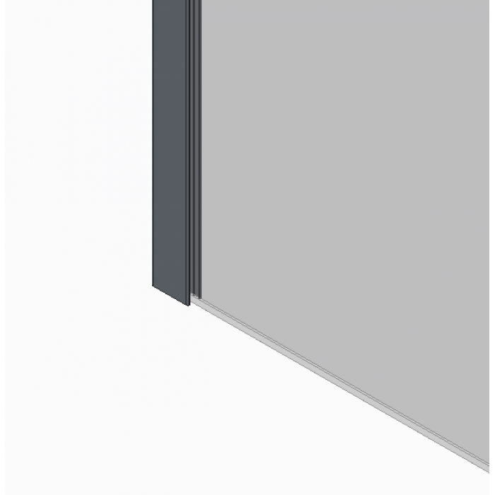 Душевая перегородка Koer SR SP01-90x200-TR-01 Walk-In прозрачное стекло Easy Clean 8мм, хром (KR539 Душевая перегородка Koer SR SP01-90x200-TR-01 Walk-In прозрачное стекло Easy Clean 8мм, хром (KR539