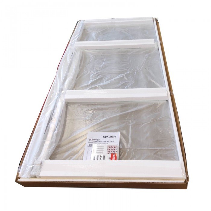 Душевая перегородка Koer SR SP01-90x200-TR-01 Walk-In прозрачное стекло Easy Clean 8мм, хром (KR539 Душевая перегородка Koer SR SP01-90x200-TR-01 Walk-In прозрачное стекло Easy Clean 8мм, хром (KR539