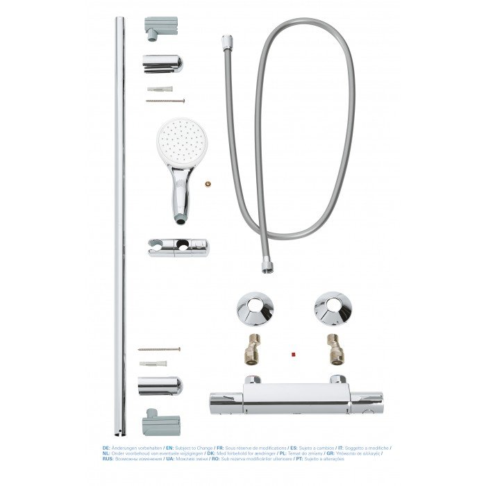 Термостат для душа с душевым гарнитуром Grohe Grohtherm 800 (34566001)