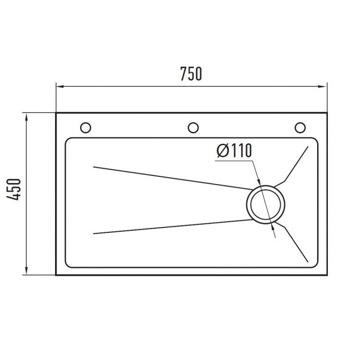 Мийка Zerix ZH7545-SET-05 DECOR NANO-SILVER (3.0/0.8) з нерж. сталі, комплект (нержавійка) (ZM5584)