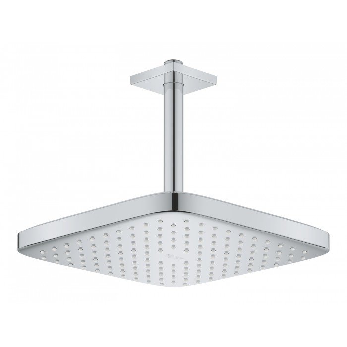 Верхний душ с потолочным кронштейном Grohe Tempesta Cube (26688000)