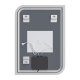 Зеркало Mixxus Premium BEVEL MA02-90x65-Reverse с Led Touch, Anti-fog, димером (3-6,5kK) (MP6641)