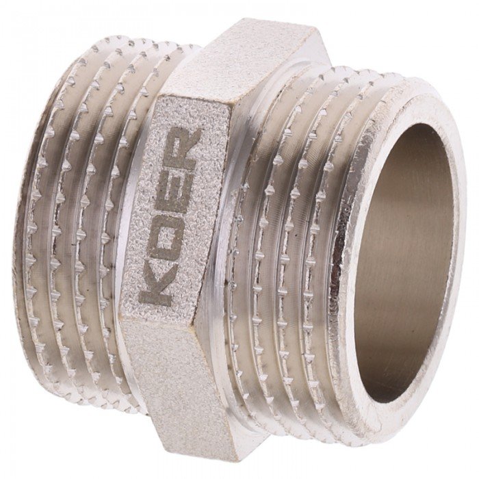 Ніпель Koer WM.N10 - 1 '' (KR2992) Ніпель Koer WM.N10 - 1 '' (KR2992)