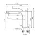 Змішувач для умивальника Koer KB-10010-01 (Колір хром) (KR3478) Змішувач для умивальника Koer KB-10010-01 (Колір хром) (KR3478)