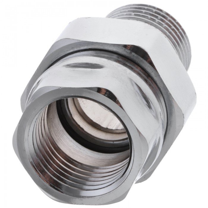 Сгон американка (хром) 1/2" прямой Koer KR.341.chr (KR2702) Сгон американка (хром) 1/2" прямой Koer KR.341.chr (KR2702)