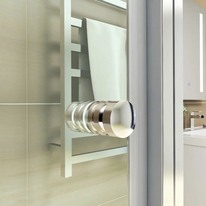 Душова кабіна без піддону Koer SR SC05-90x90x195-TR-01 прозоре скло Easy Clean 6мм, хром (KR5