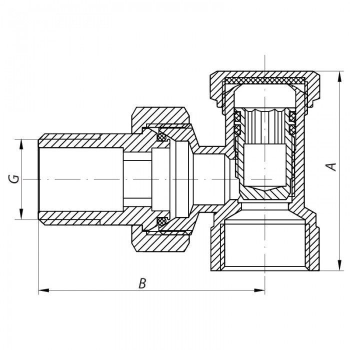 Вентиль 1/2x1/2 Koer KR.902 (KR0003) Вентиль 1/2x1/2 Koer KR.902 (KR0003)