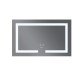 Зеркало Mixxus HARD MR07-80x50 с Led Touch, Anti-fog, димером, регулятором яркости (MI6658)