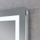 Зеркало Mixxus HARD MR07-80x50 с Led Touch, Anti-fog, димером, регулятором яркости (MI6658)