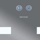 Зеркало Mixxus HARD MR07-80x50 с Led Touch, Anti-fog, димером, регулятором яркости (MI6658)